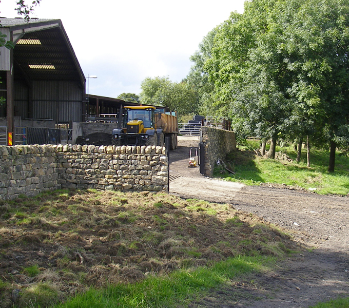 Completed groundworks