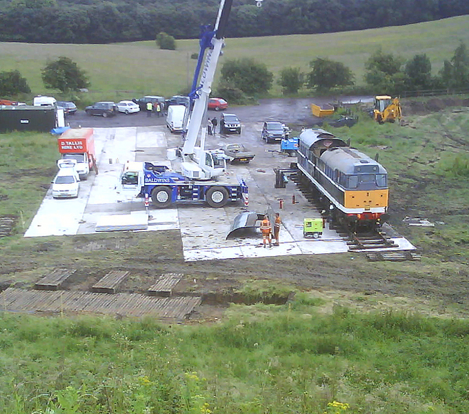 Film set access road