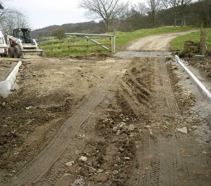 Track restoration works